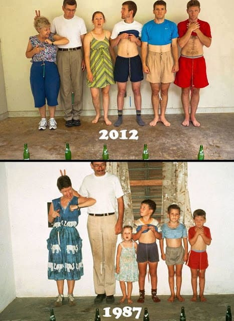 People Who Flawlessly Recreated Their Childhood Photos (2)