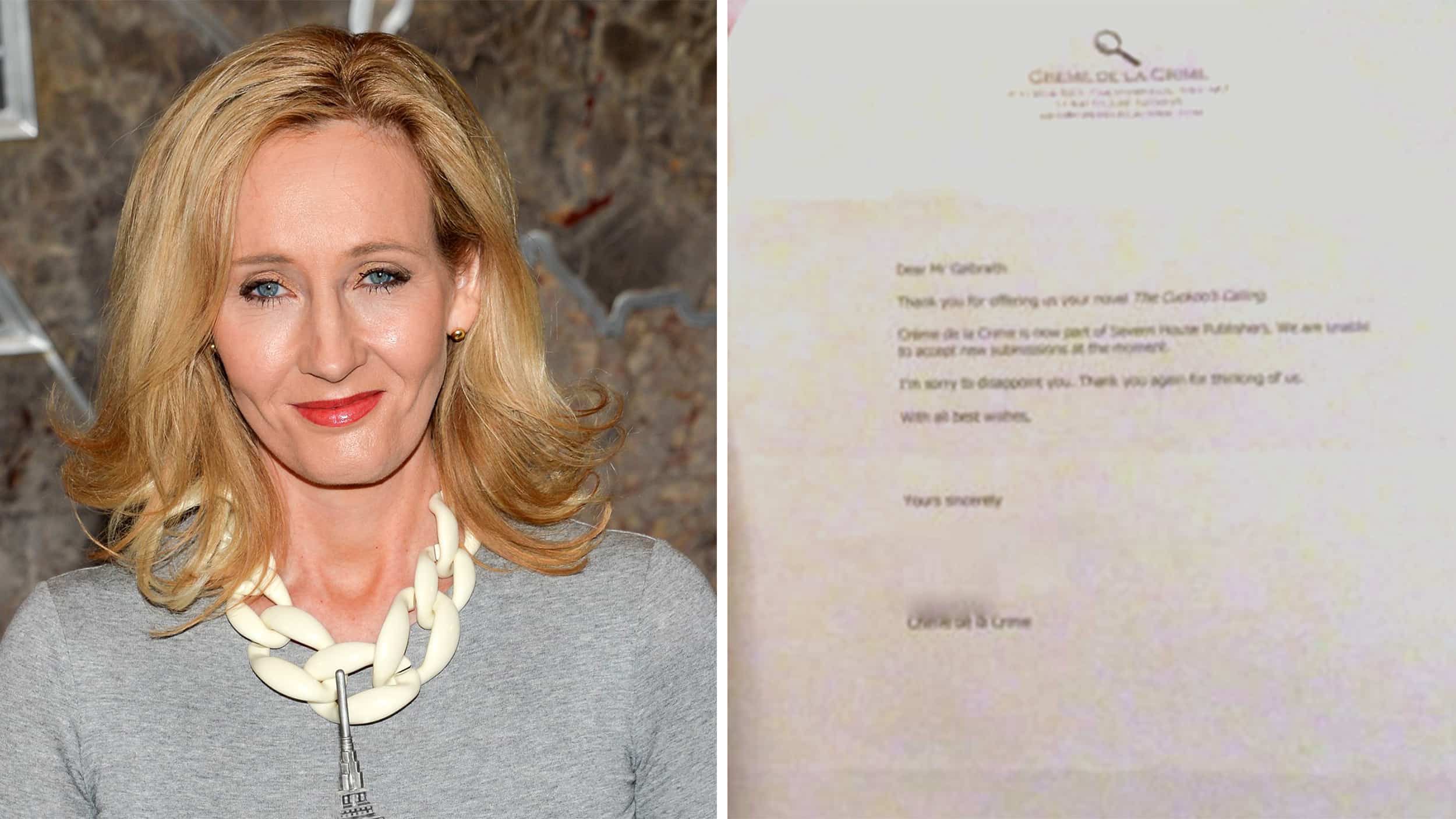 J.K. Rowling Posted Her Rejection Letters To Inspire Writers Everywhere