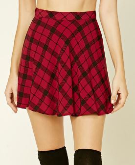 red-plaid-mini-skirt