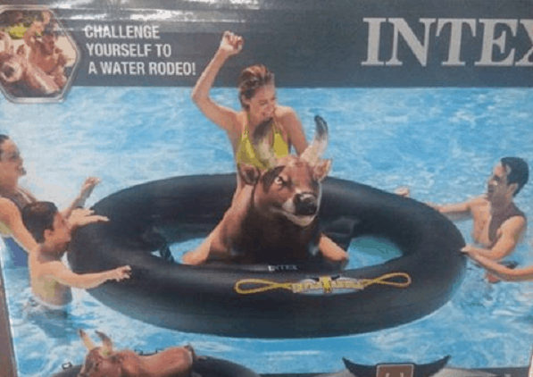 bull pool float