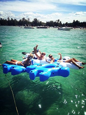 $30 Puzzle Piece-Shaped-Interlocking Pool/River Floats Are Perfect For  Floating With Friends!