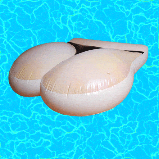 Kim Kardashian butt float
