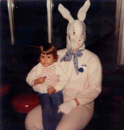 creepy Easter bunnies