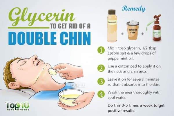 get rid of a double chin