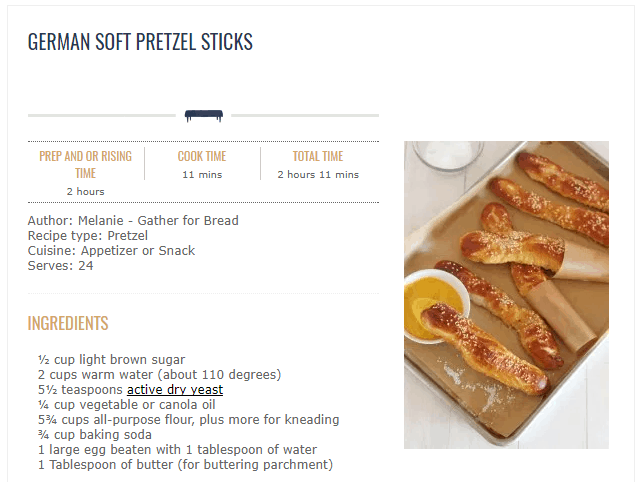 german soft pretzel sticks