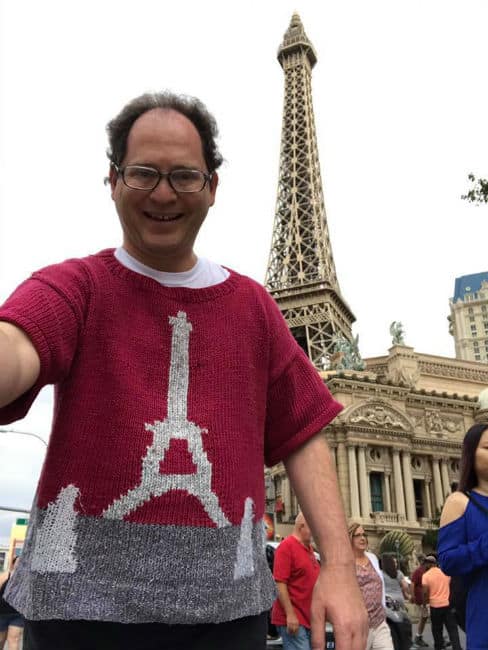 Man Knits A Sweater For Every Landmark He Visits 
