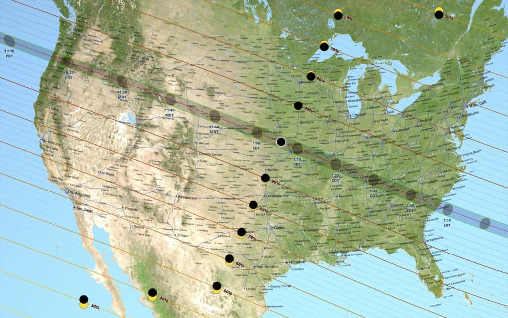 solar eclipse 2017 map