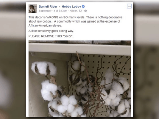 hobby lobby cotton decor rant