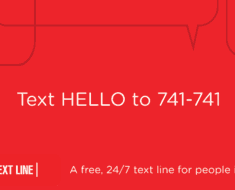 crisis text hotline
