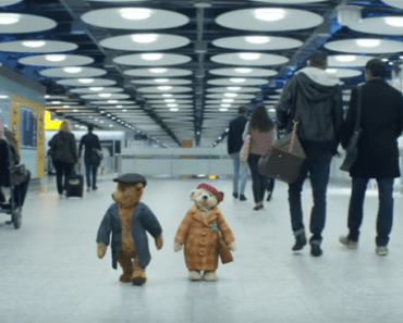 Heathrow Christmas commercial bears