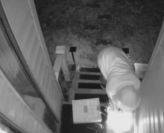 package thief security camera explosion