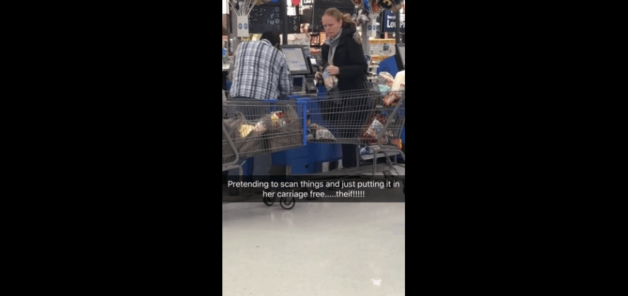 Walmart stealing self checkout