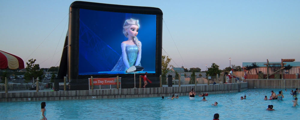 inflatable outdoor movie screens
