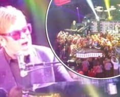 Elton John storms off stage