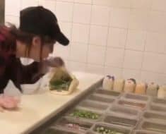 employee spits customers food video