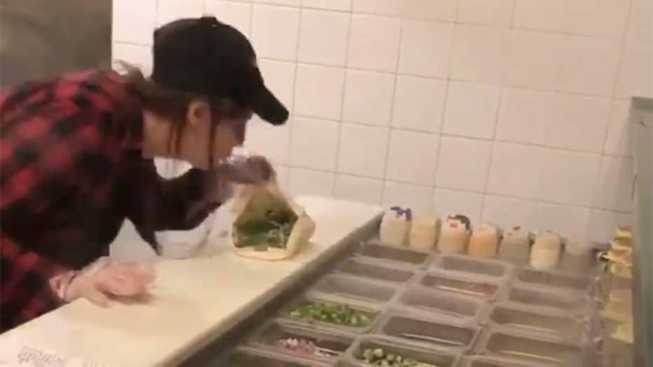 employee spits customers food video
