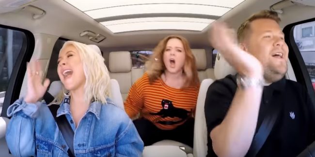 Christina Aguilera Melissa McCarthy carpool karaoke