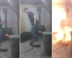 aerosol can wood stove
