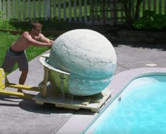 2000 pound bath bomb swimming pool